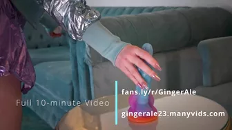 Saddle your big dragon dildo with my tight pussy and enjoy.