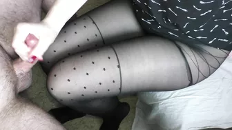 Teen sluts get creampied in nylons!