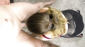 Teen deepthroats XXX blowjob on camera!