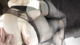 Schoolgirl fucks pussy in XXX big ass pantyhose.