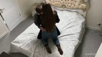 Wife fucks hubby's pal in hotel room Wife fucks hubby's pal in hotel room