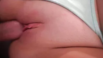 Screw your sister's tight asshole and fuck her wet pussy until she cums hard.