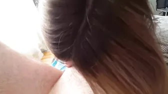 My sister's tight pussy made him cum quickly.