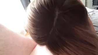 My sister's tight pussy made him cum quickly.