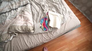 Sis begged me for sex after I caught her wearing my panties.