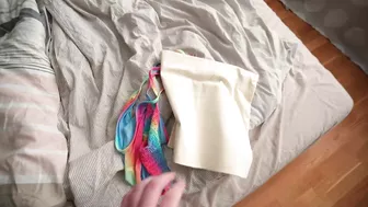 Sis begged me for sex after I caught her wearing my panties.