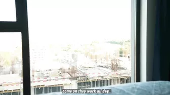 I double-dare my sister to give me a blowjob while we're being watched by construction workers. #IncestPorn #XXX