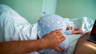 Sis wakes bro & assists him jerk off to porn. #IncestPorn #XXX Sis wakes bro & assists him jerk off to porn. #IncestPorn #XXX