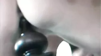 Housewife's Secret Masturbation With the Foot of the Bedpost Caught on Hidden Cam