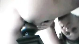 Housewife's Secret Masturbation With the Foot of the Bedpost Caught on Hidden Cam