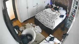 Neat IP cam masturbation video showing a horny lady getting herself off hard