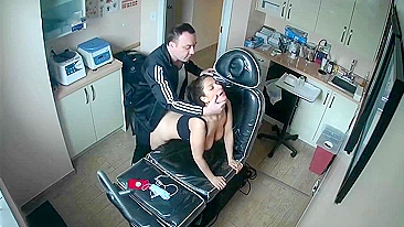 Dirty doctor takes his stepdaughter to work for a day and fucks her brutally