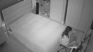 IP cam footage dealing with a Canadian chick that wants to get herself off