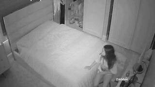 IP cam footage dealing with a Canadian chick that wants to get herself off