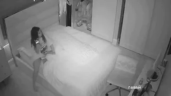 IP cam footage dealing with a Canadian chick that wants to get herself off