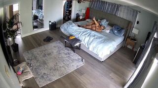 USA stepmom sucks dick and then gets power fucked in crazy IP cam footage