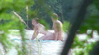 European hidden cam outdoor fucking in interesting positions with REAL orgasms