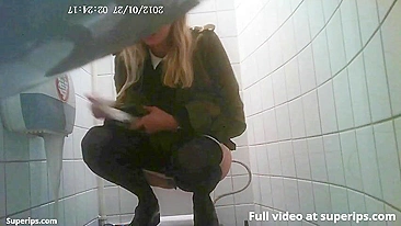 Attractive European chicks featured in free spy cam porn with toilets and beyond