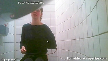 Attractive European chicks featured in free spy cam porn with toilets and beyond