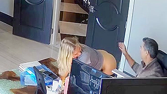 Dude uses his cock to fuck his stepdaughter while he is at work and horny Dude uses his cock to fuck his stepdaughter while he is at work and horny