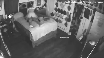 Interracial spy cam footage showing big ass brunette that prefers stepbro's BBC