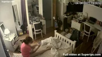 Spy cam footage showing a kinky girl that looks brilliant and it's super hot