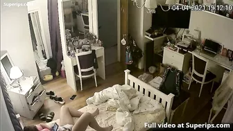 Spy cam footage showing a kinky girl that looks brilliant and it's super hot