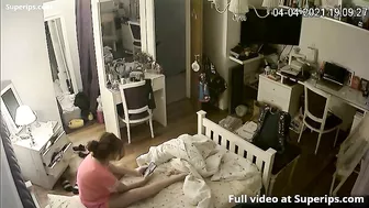 Spy cam footage showing a kinky girl that looks brilliant and it's super hot