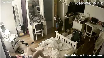 Spy cam footage showing a kinky girl that looks brilliant and it's super hot