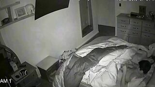 Taboo Family Sex, Leaked iP Cam Shows Lustful Brother Drilling His Sister's Wet Hole at Night