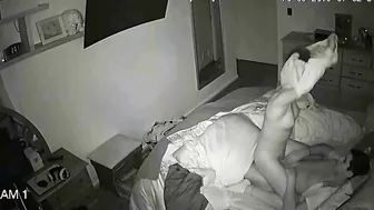 Taboo Family Sex, Leaked iP Cam Shows Lustful Brother Drilling His Sister's Wet Hole at Night