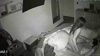 Taboo Family Sex, Leaked iP Cam Shows Lustful Brother Drilling His Sister's Wet Hole at Night