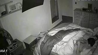 Taboo Family Sex, Leaked iP Cam Shows Lustful Brother Drilling His Sister's Wet Hole at Night