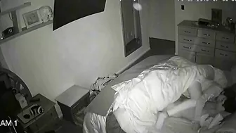 Taboo Family Sex, Leaked iP Cam Shows Lustful Brother Drilling His Sister's Wet Hole at Night