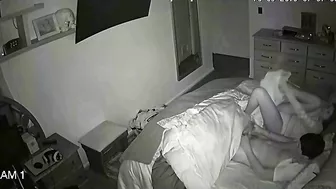 Taboo Family Sex, Leaked iP Cam Shows Lustful Brother Drilling His Sister's Wet Hole at Night