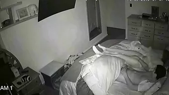 Taboo Family Sex, Leaked iP Cam Shows Lustful Brother Drilling His Sister's Wet Hole at Night