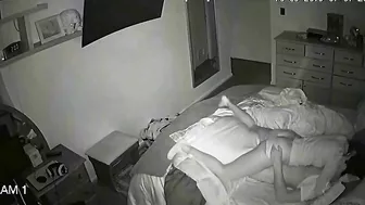 Taboo Family Sex, Leaked iP Cam Shows Lustful Brother Drilling His Sister's Wet Hole at Night