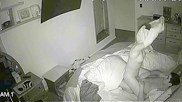 Taboo Family Sex, Leaked iP Cam Shows Lustful Brother Drilling His Sister's Wet Hole at Night