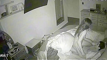 Taboo Family Sex, Leaked iP Cam Shows Lustful Brother Drilling His Sister's Wet Hole at Night