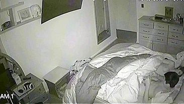 Taboo Family Sex, Leaked iP Cam Shows Lustful Brother Drilling His Sister's Wet Hole at Night