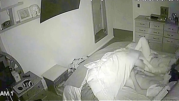 Taboo Family Sex, Leaked iP Cam Shows Lustful Brother Drilling His Sister's Wet Hole at Night