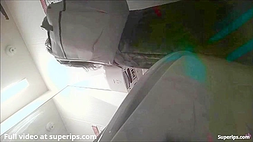 Asian spy cam footage showing a good looking girl in a truly sexy skirt