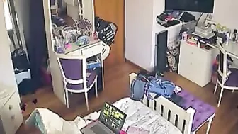 Redheaded teen hidden cam XXX with really hot masturbation and orgasms