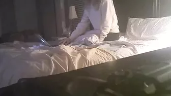 Hot lady in hidden cam pillow masturbation movie with lots of loud moaning Hot lady in hidden cam pillow masturbation movie with lots of loud moaning