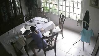 French stepsister masturbates in hidden cam footage with lots of real orgasms