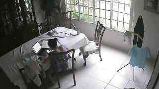 French stepsister masturbates in hidden cam footage with lots of real orgasms