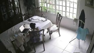 French stepsister masturbates in hidden cam footage with lots of real orgasms