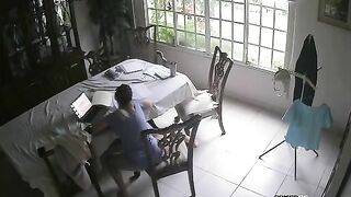 French stepsister masturbates in hidden cam footage with lots of real orgasms