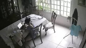 French stepsister masturbates in hidden cam footage with lots of real orgasms