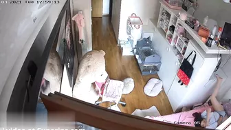 Awesome solo masturbation experience showing spy cam footage of stepsister Awesome solo masturbation experience showing spy cam footage of stepsister